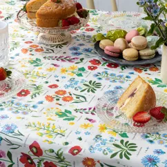 paper tablecloth (180x120cm)- wild flowers paper tablecloth (180x120cm)- wild flowers