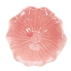 bol à fleurs en céramique 13cm - rose bol à fleurs en céramique 13cm - rose