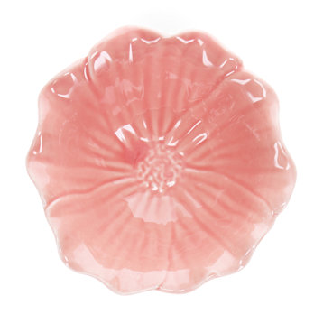 blütenschale aus keramik 13cm - pink