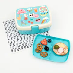lunch box with tray - top banana lunch box with tray - top banana