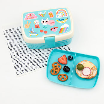 lunch box with tray - top banana