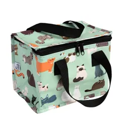 insulated lunch bag - nine lives