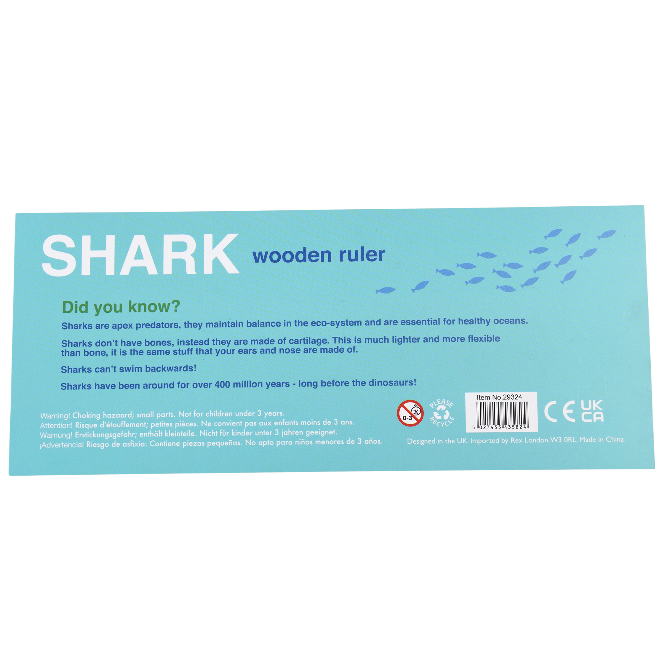 règle en bois requin