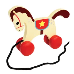 nachziehtier aus holz charlie the circus horse