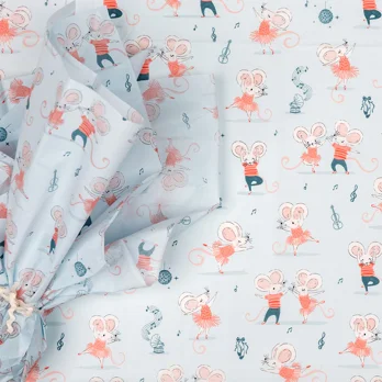 tissue paper (10 sheets) - mouse ballet tissue paper (10 sheets) - mouse ballet