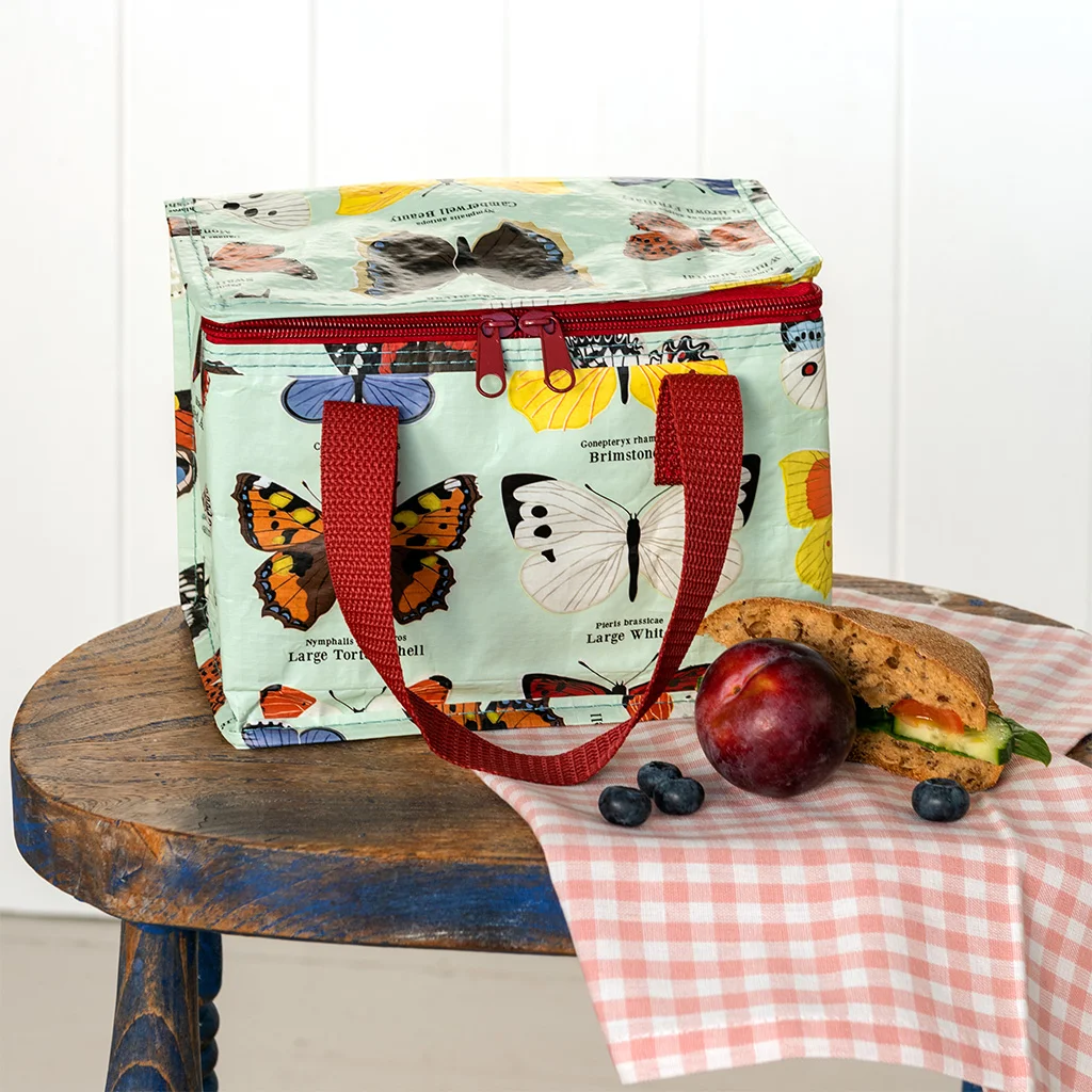 insulated lunch bag - butterfly