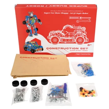 large construction set - robot and dune buggy large construction set - robot and dune buggy