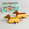 aufzieh-rennautos (2er-set) - hot dog