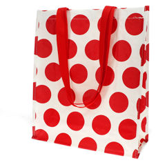 shopping bag - red on white spotlight