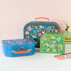 storage cases (set of 3) - fairies in the garden storage cases (set of 3) - fairies in the garden