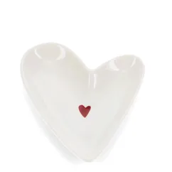 glossy ceramic trinket dish - heart glossy ceramic trinket dish - heart