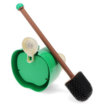 green apple toilet brush