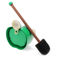 green apple toilet brush