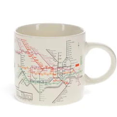 tasse en céramique - tfl plan métro