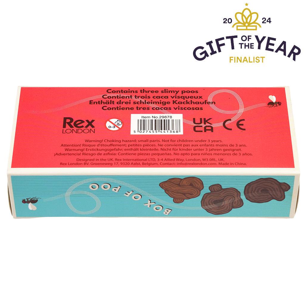 boîte de crottes visqueuses