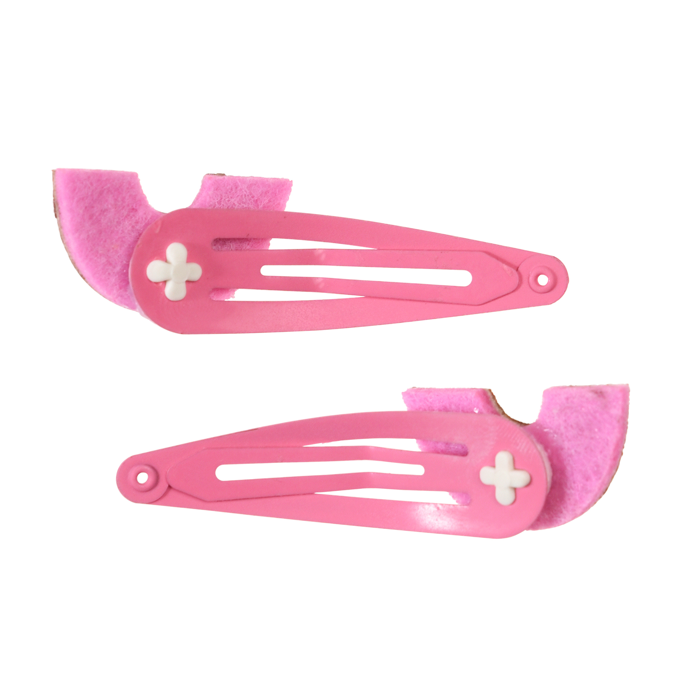 glitter hair clips (set of 2) - rainbow