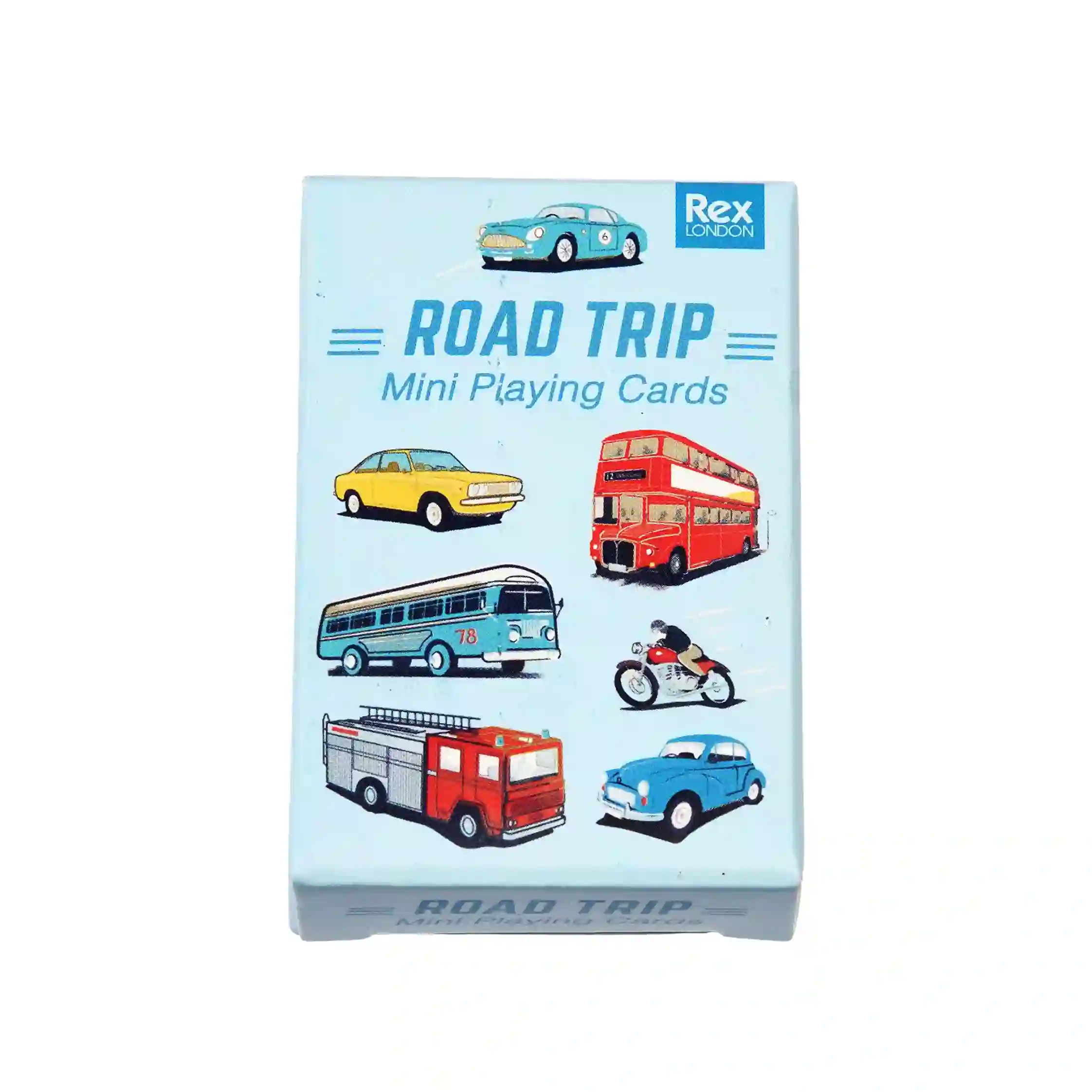 mini playing cards - road trip