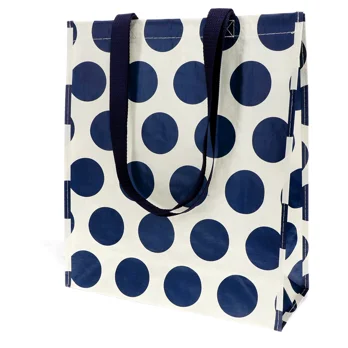 sac à provisions spotlight bleu marine sur blanc sac à provisions spotlight bleu marine sur blanc