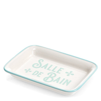 seifenschale aus keramik - „salle de bain"