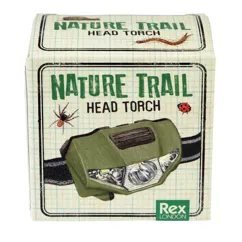 childrens led head torch - nature trail childrens led head torch - nature trail