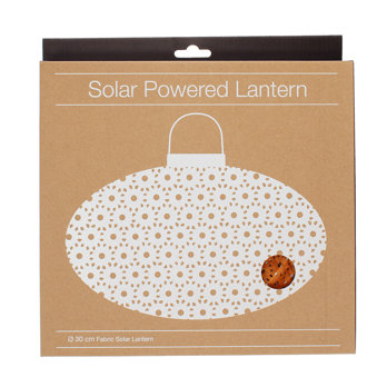 outdoor solar ufo lantern - orange