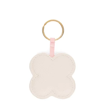 porte-clés simili cuir - marguerite verte porte-clés simili cuir - marguerite verte