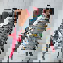 mini children's backpack - vintage transport