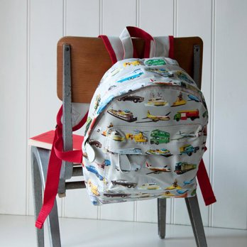 mini children's backpack - vintage transport