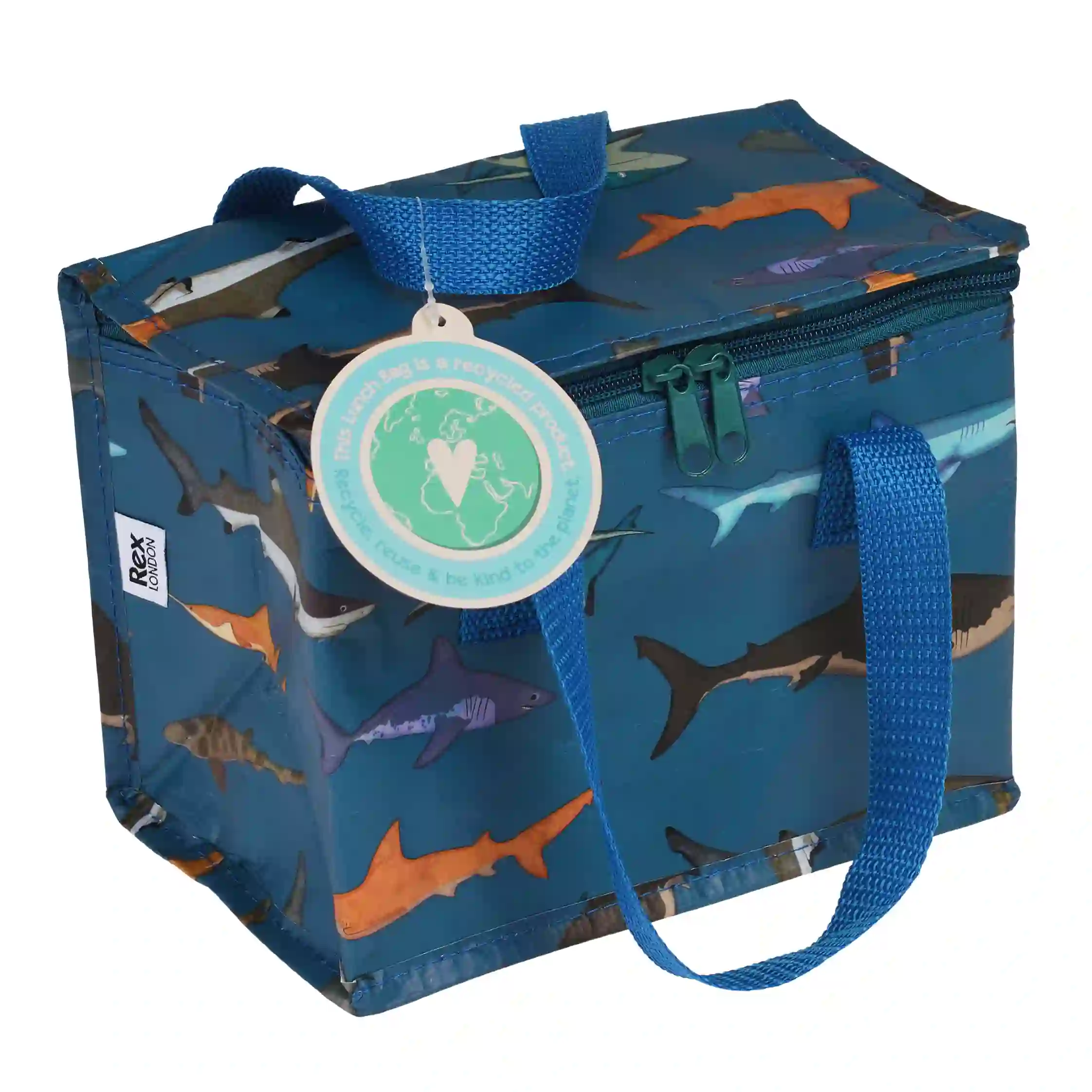 isolierte snacktasche sharks