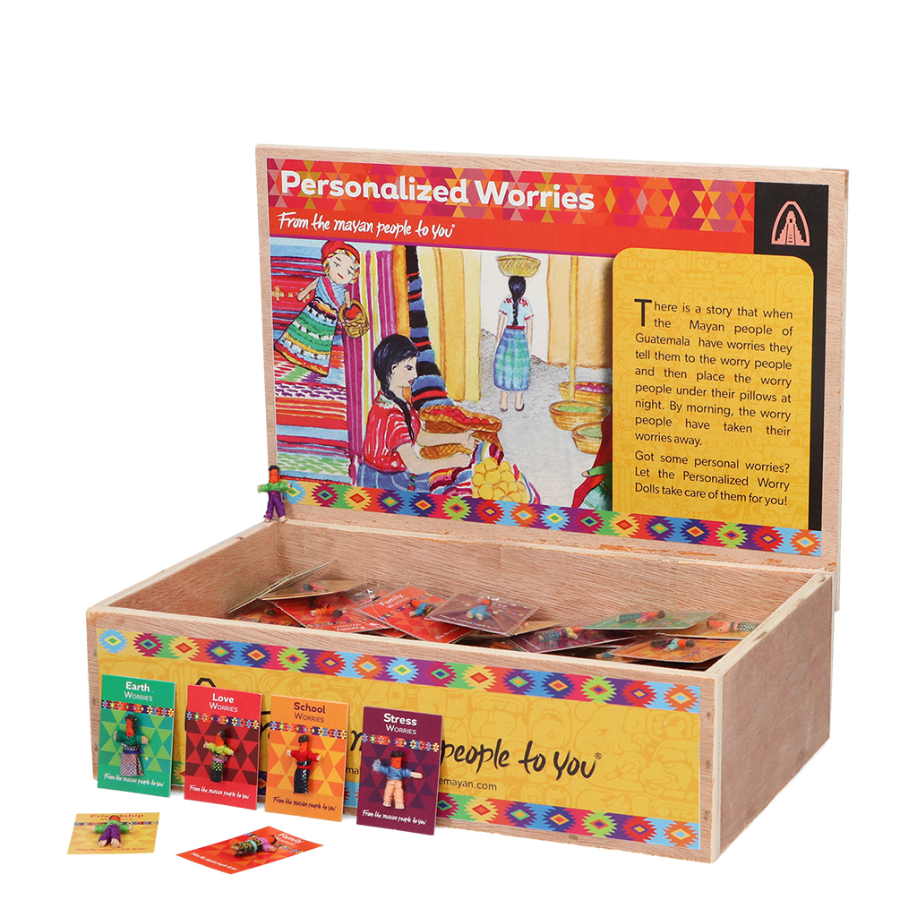 mini worry dolls - personalised worries (assorted)