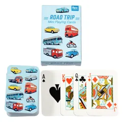 mini playing cards - road trip
