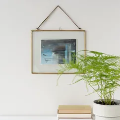 landscape hanging brass frame 25x20cm landscape hanging brass frame 25x20cm