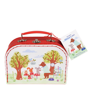 ensemble de jeu de docteur en bois woodland friends