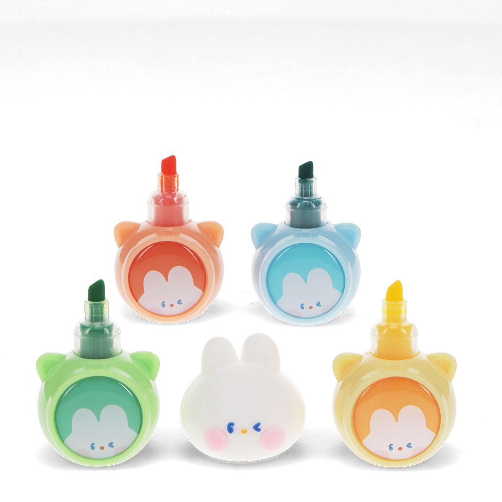 stackable highlighters set - bunny