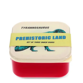 snack boxes (set of 3) - prehistoric land snack boxes (set of 3) - prehistoric land