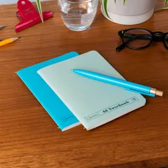 a6 notebooks (set of 2) - green & aqua a6 notebooks (set of 2) - green & aqua