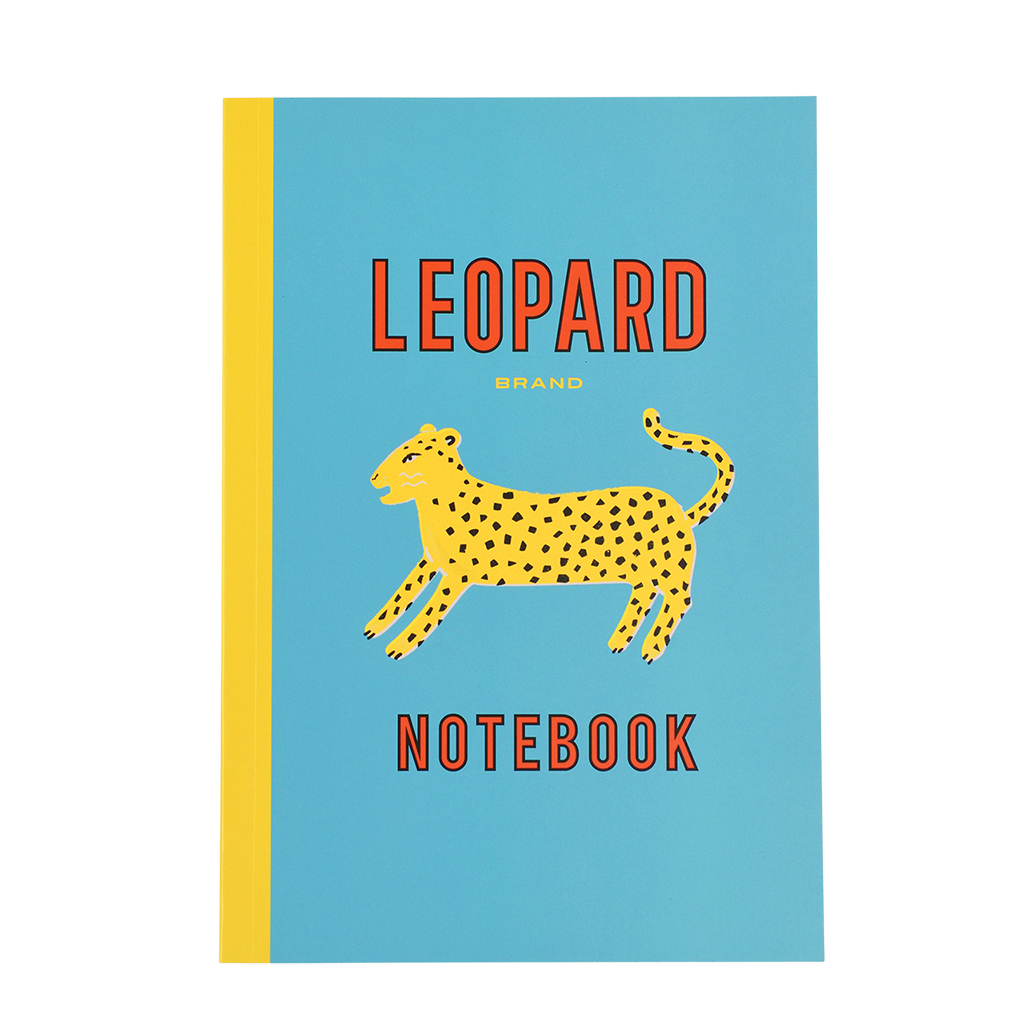 a5 notebook - leopard