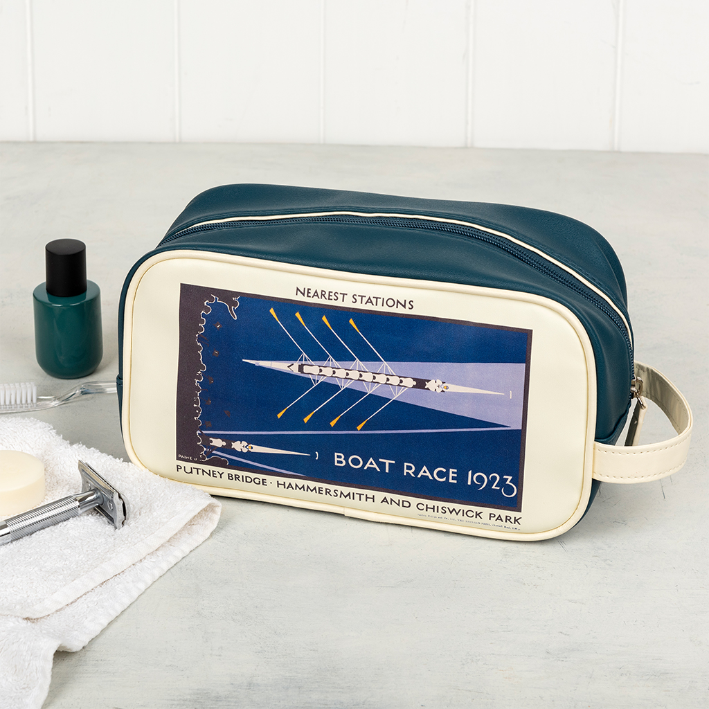 wash bag - tfl vintage poster "boat race"