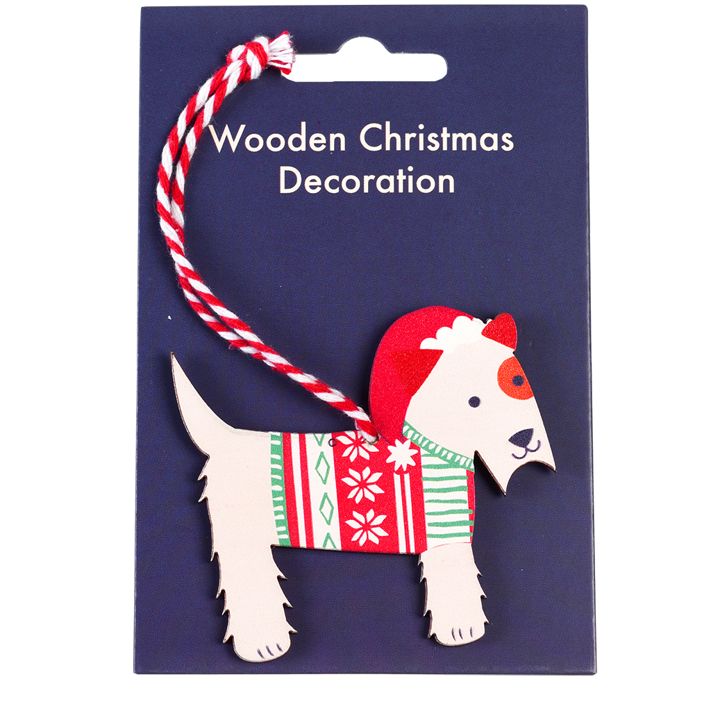 weihnachtsdekoration scottish terrier