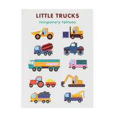 temporary tattoos - little trucks