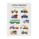 temporary tattoos - little trucks