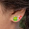 cat stick on earrings (40 pairs)