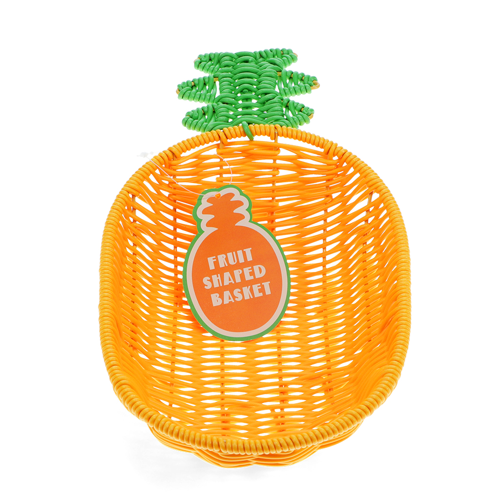 woven fruit basket - pineapple
