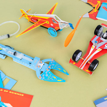 make your own rubber band-powered plane