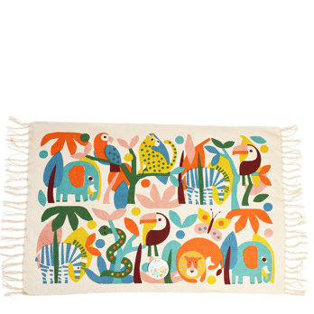 cotton rug - wild wonders