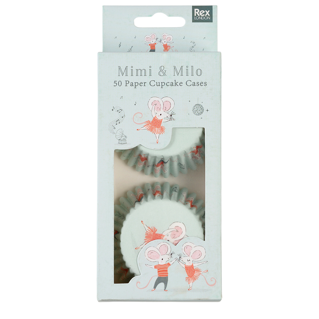 moule à cupcakes mimi and milo (lot de 50)