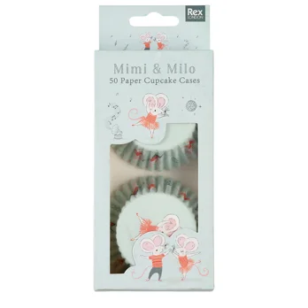 cupcake cases (pack of 50) - mouse ballet cupcake cases (pack of 50) - mouse ballet