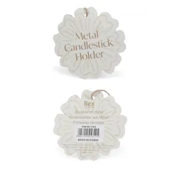 enamel candlestick (13cm) - vibrant pink enamel candlestick (13cm) - vibrant pink