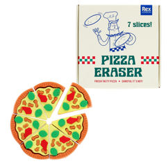 pizza eraser (7 slices)
