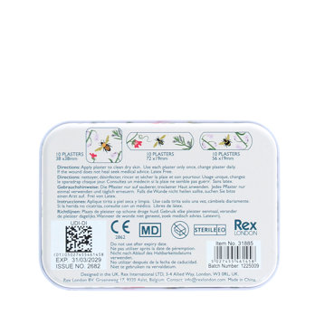 pflaster in der dose (30 stück) – garden bees